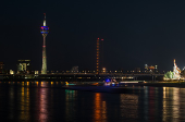 Der Rheinturm in Düsseldorf